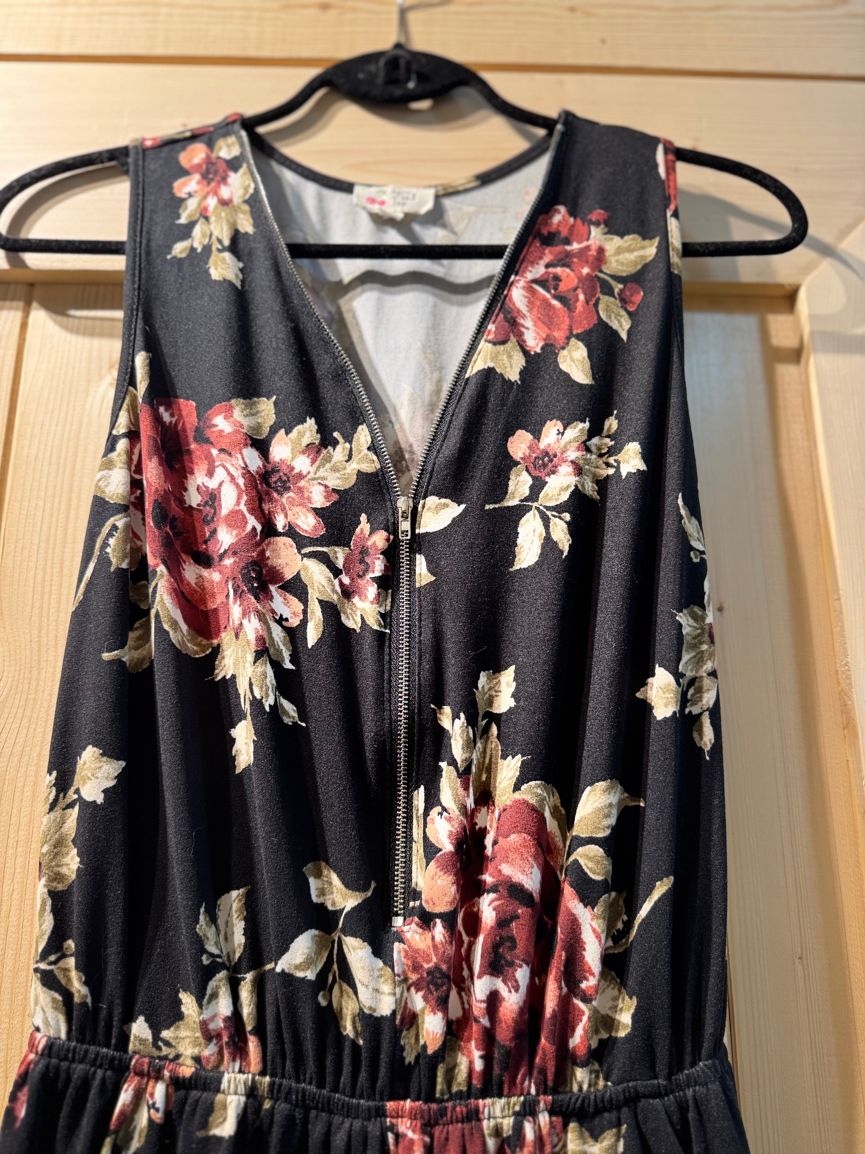 CHERRY ON TOP JUMPSUIT- Consigned with VARDO Vintage & Valuables vvvardo.ca