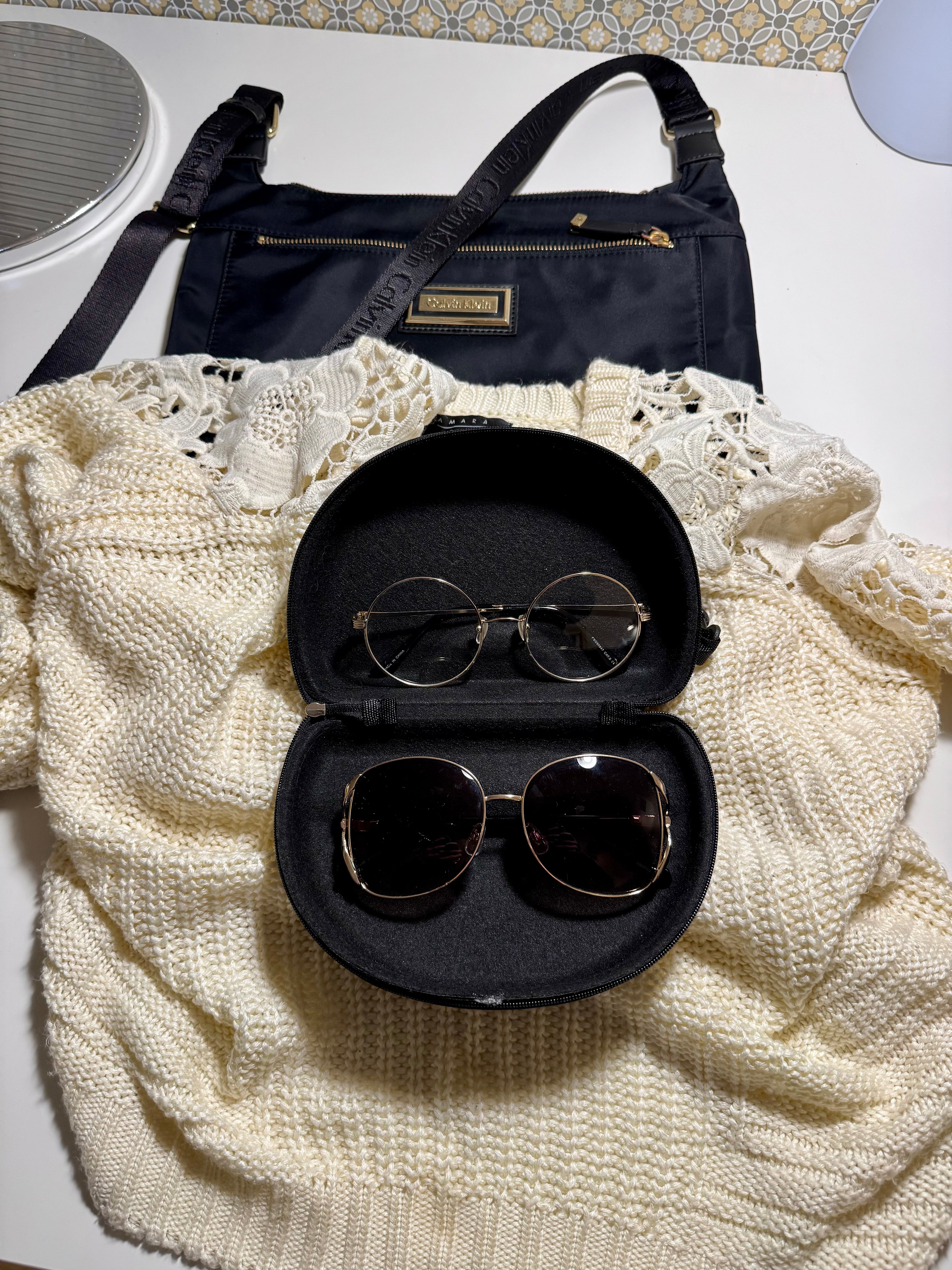 ROUND FASHION GLASSES - Consigned with VARDO Vintage & Valuables vvvardo.ca