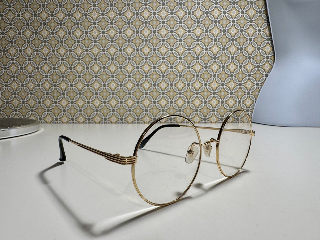 ROUND FASHION GLASSES - Consigned with VARDO Vintage & Valuables vvvardo.ca
