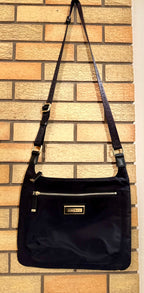 BLACK & GOLD CALVIN KLEIN HANDBAG - Consigned with VARDO Vintage & Valuables vvvardo.ca