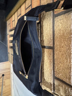 BLACK & GOLD CALVIN KLEIN HANDBAG - Consigned with VARDO Vintage & Valuables vvvardo.ca