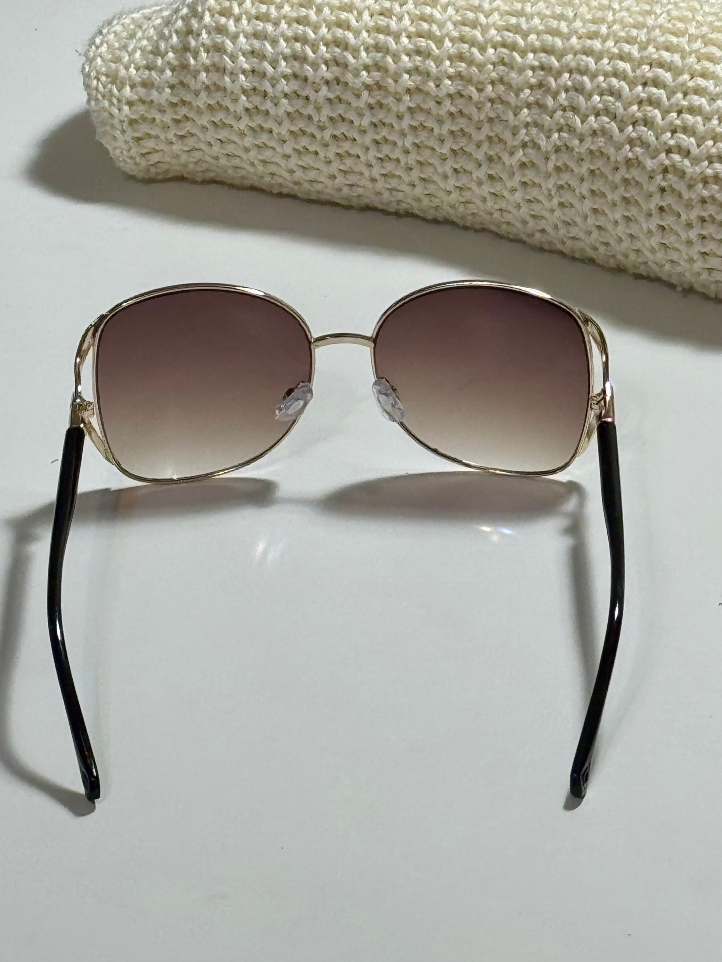 RETRO OVERSIZED SUNGLASSES - Consigned with VARDO Vintage & Valuables vvvardo.ca