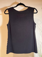 CLEO PETITES SLEEVELESS BLOUSE - Consigned with VARDO Vintage & Valuables vvvardo.ca