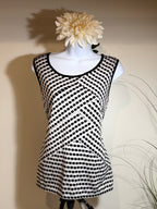 CLEO PETITES SLEEVELESS BLOUSE - Consigned with VARDO Vintage & Valuables vvvardo.ca