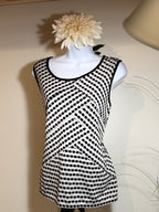CLEO PETITES SLEEVELESS BLOUSE - Consigned with VARDO Vintage & Valuables vvvardo.ca