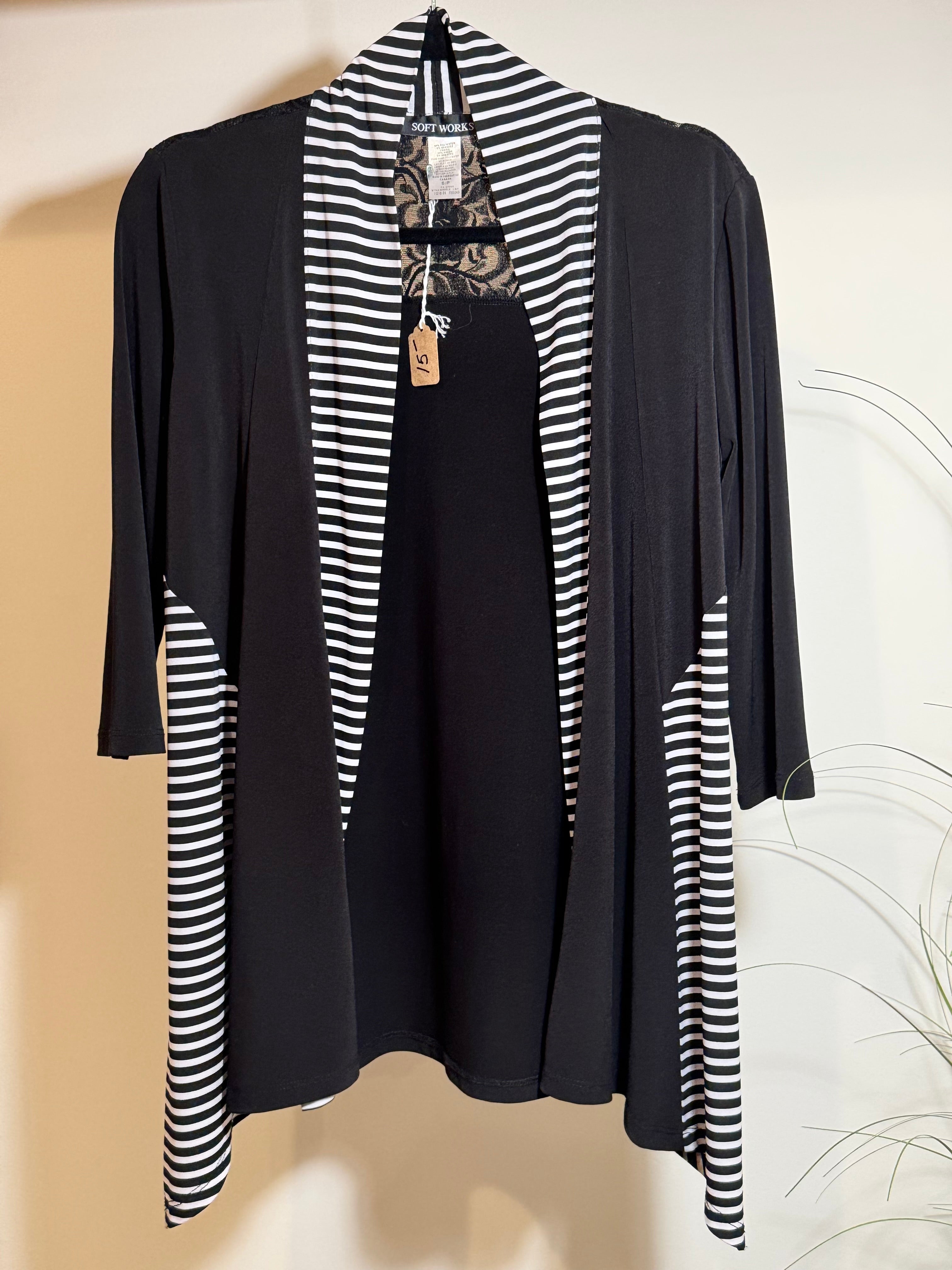 SOFT WORKS CARDIGAN - Consigned with VARDO Vintage & Valuables vvvardo.ca