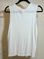 H&M BASICS WHITE TANK TOP - Consigned with VARDO Vintage & Valuables vvvardo.ca
