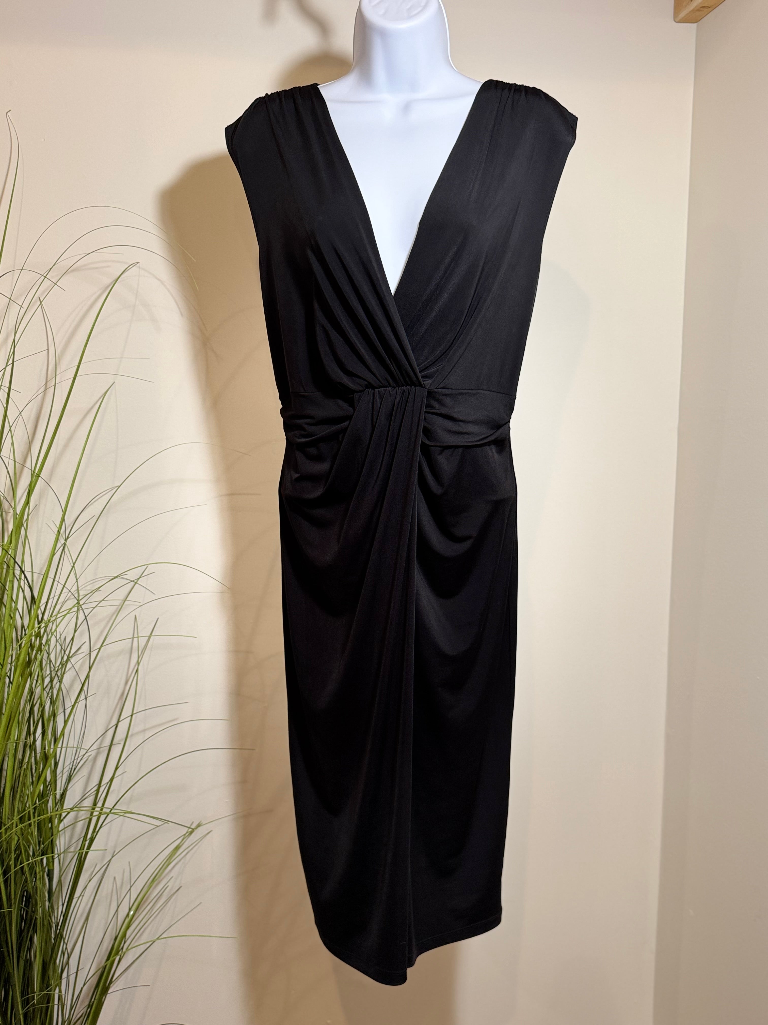 Vintage Lori M Collection Black Dress - Consigned with VARDO Vintage & Valuables vvvardo.ca