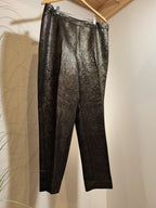 ANNE KLEIN GOLD & BLACK coloured DRESS PANTS- Consigned with VARDO Vintage & Valuables vvvardo.ca