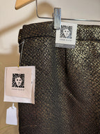 ANNE KLEIN GOLD & BLACK coloured DRESS PANTS- Consigned with VARDO Vintage & Valuables vvvardo.ca
