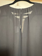 VIOLET & CLAIRE  SHEER  sleeveless BLOUSE - Consigned with VARDO Vintage & Valuables vvvardo.ca (Copy)