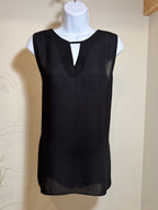 VIOLET & CLAIRE  SHEER  sleeveless BLOUSE - Consigned with VARDO Vintage & Valuables vvvardo.ca (Copy)