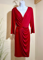 PAPILLON RED Dress - Consigned with VARDO Vintage & Valuables vvvardo.ca