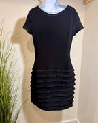 JOSEPH RIBKOFF BLACK DRESS - Consigned with VARDO Vintage & Valuables vvvardo.ca