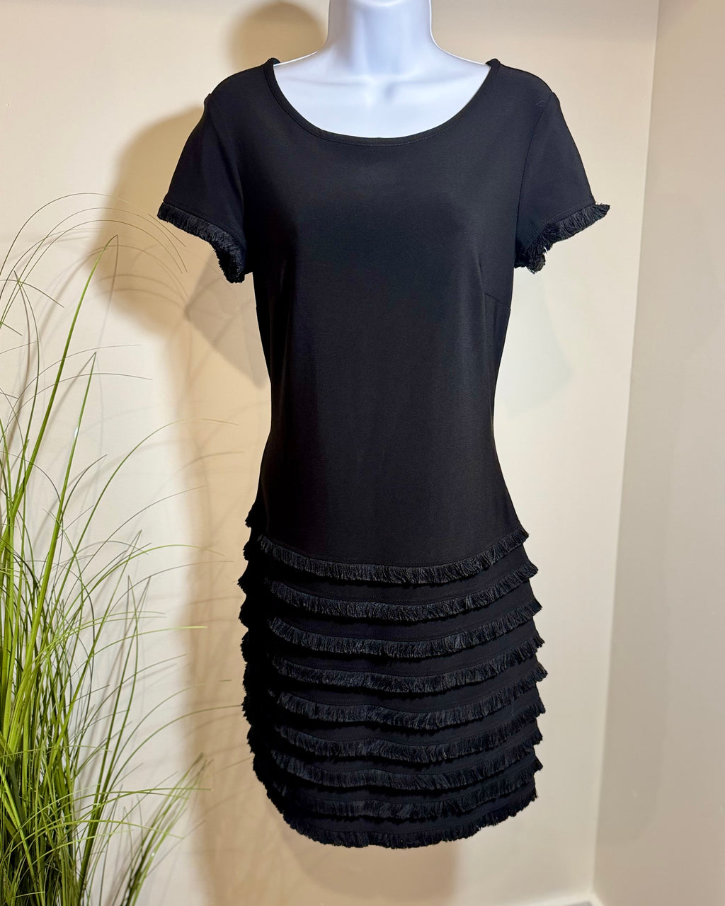JOSEPH RIBKOFF BLACK DRESS - Consigned with VARDO Vintage & Valuables vvvardo.ca