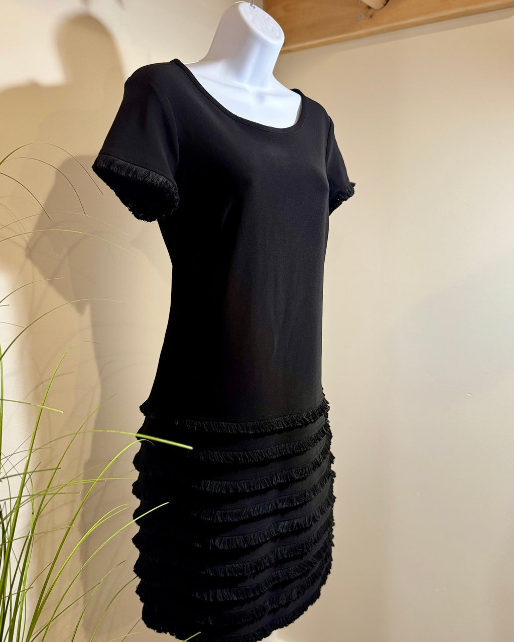 JOSEPH RIBKOFF BLACK DRESS - Consigned with VARDO Vintage & Valuables vvvardo.ca
