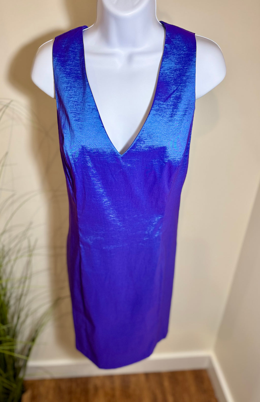 Irridescent Amethyst Coloured Dress - Consigned with VARDO Vintage & Valuables vvvardo.ca