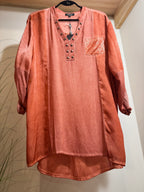 PAPA VANCOUVER STUDDED TUNIC TOP- Consigned with VARDO Vintage & Valuables vvvardo.ca