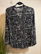 KISMET LONG SLEEVE BLOUSE - Consigned with VARDO Vintage & Valuables vvvardo.ca