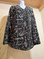 KISMET LONG SLEEVE BLOUSE - Consigned with VARDO Vintage & Valuables vvvardo.ca