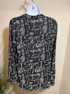 KISMET LONG SLEEVE BLOUSE - Consigned with VARDO Vintage & Valuables vvvardo.ca