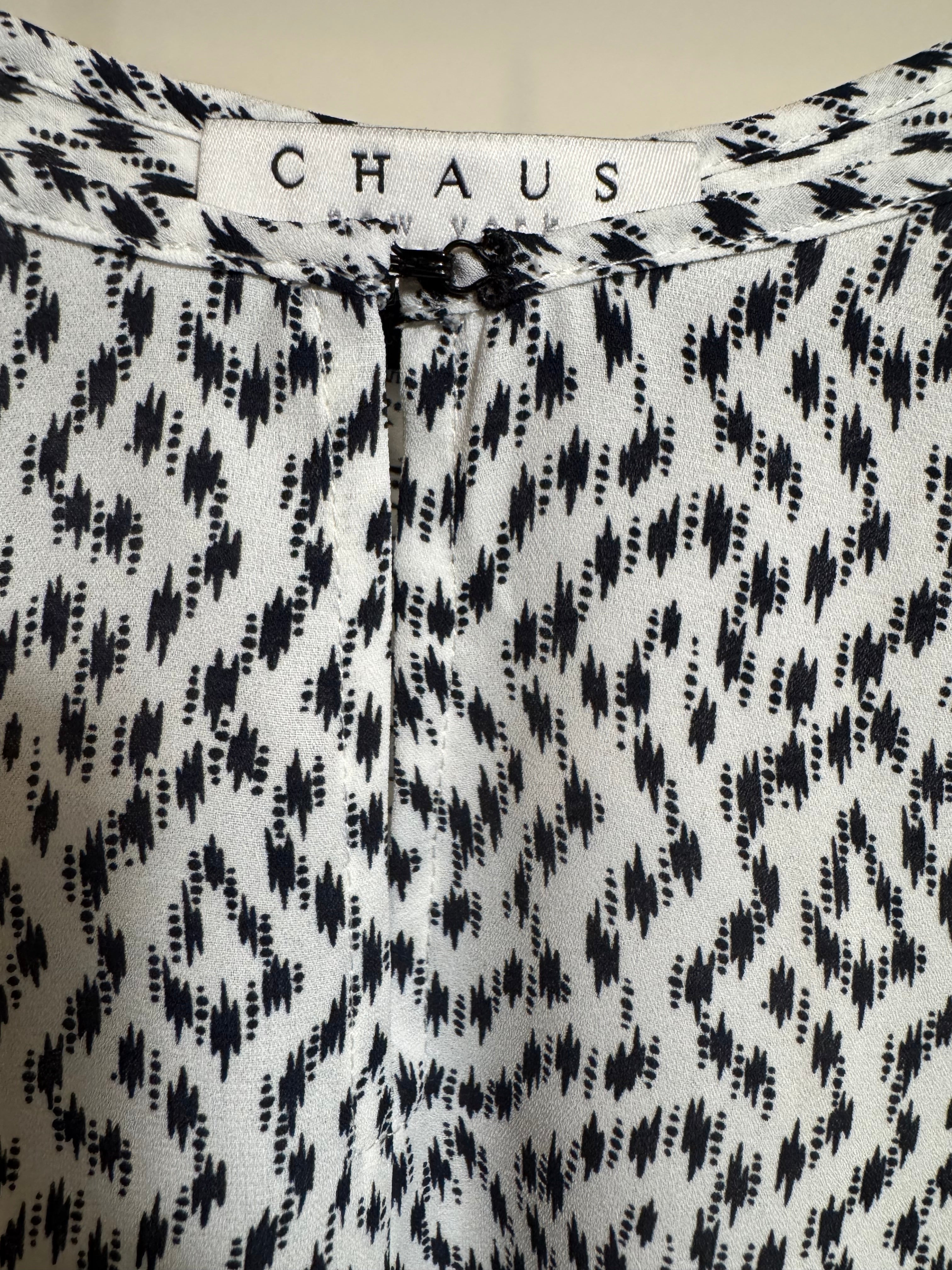 Chaus Long Sleeve Front Tie BLOUSE - Consigned with VARDO Vintage & Valuables vvvardo.ca