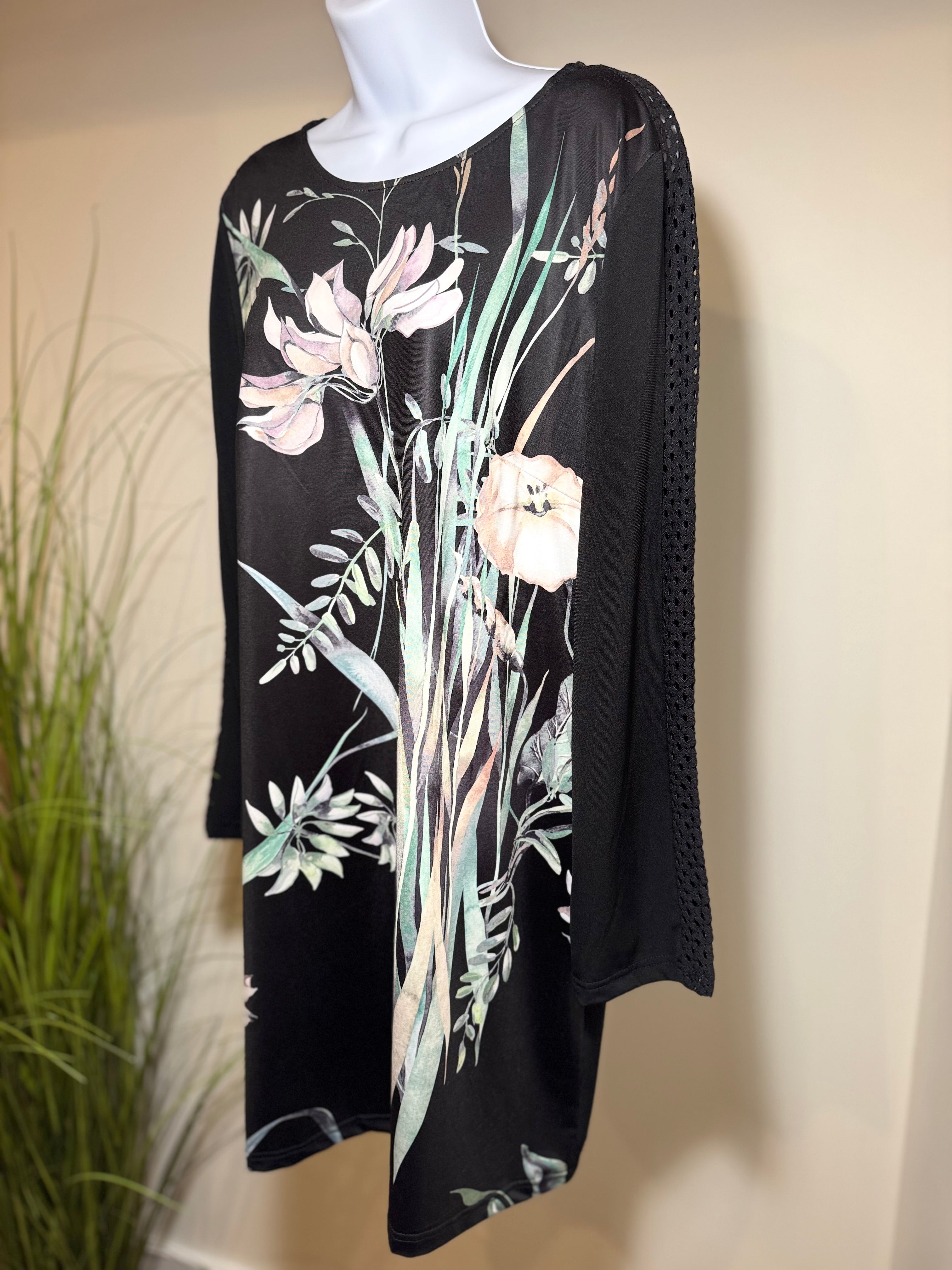 PAPILLON LONG SLEEVE dress - Consigned with VARDO Vintage & Valuables vvvardo.ca