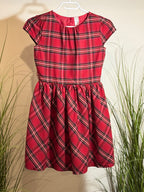 CARTER'S KID RED PLAID DRESS- Consigned with VARDO Vintage & Valuables vvvardo.ca