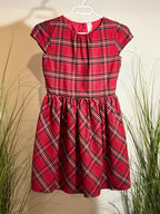 CARTER'S KID RED PLAID DRESS- Consigned with VARDO Vintage & Valuables vvvardo.ca