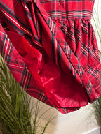 CARTER'S KID RED PLAID DRESS- Consigned with VARDO Vintage & Valuables vvvardo.ca