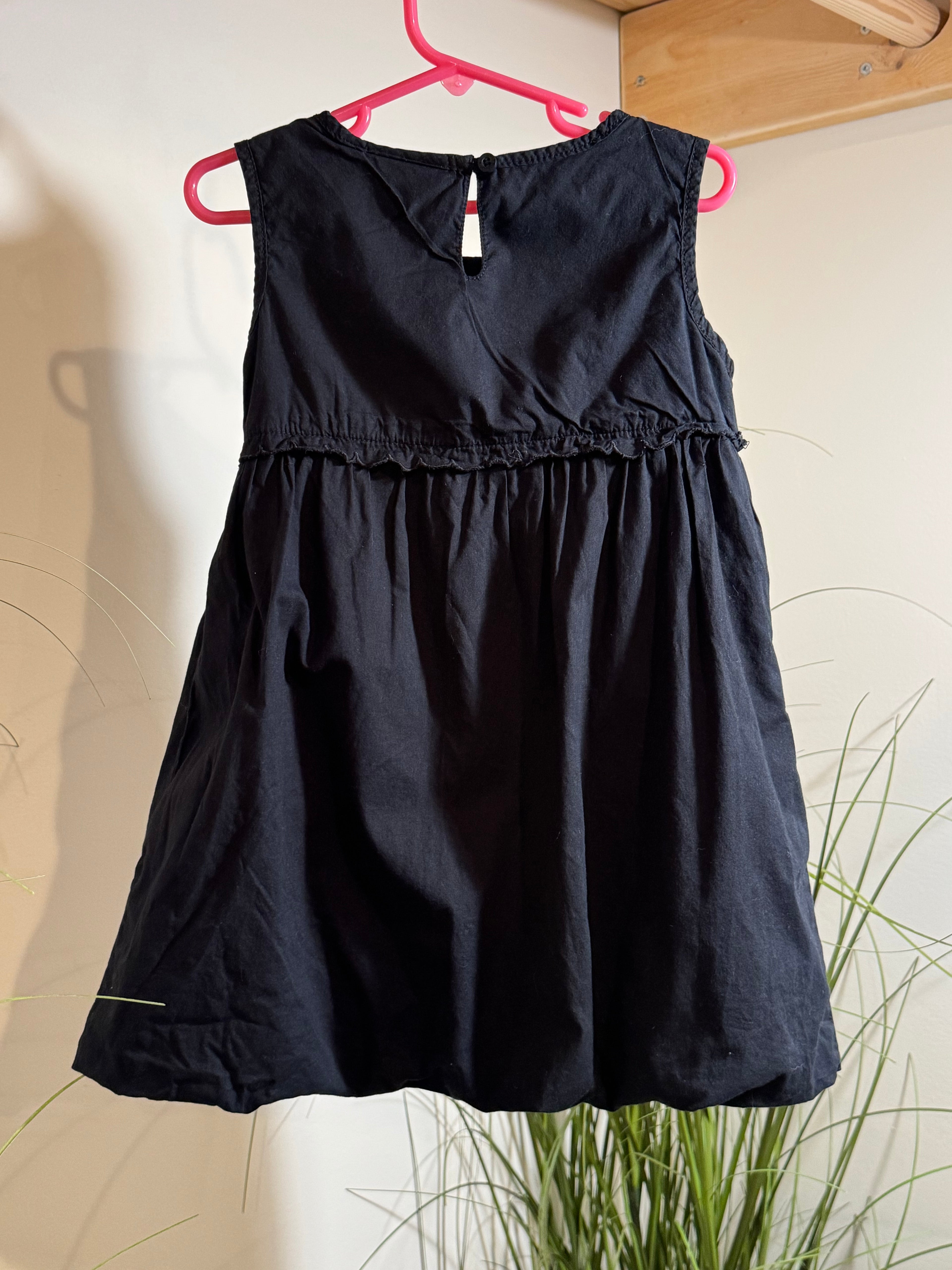 MEXX KIDS BLACK COTTON DRESS- Consigned with VARDO Vintage & Valuables vvvardo.ca