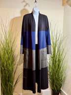BLUE SKY CLOTHING CO. LONG COLOUR BLOCK JACKET - Consigned with VARDO Vintage & Valuables vvvardo.ca