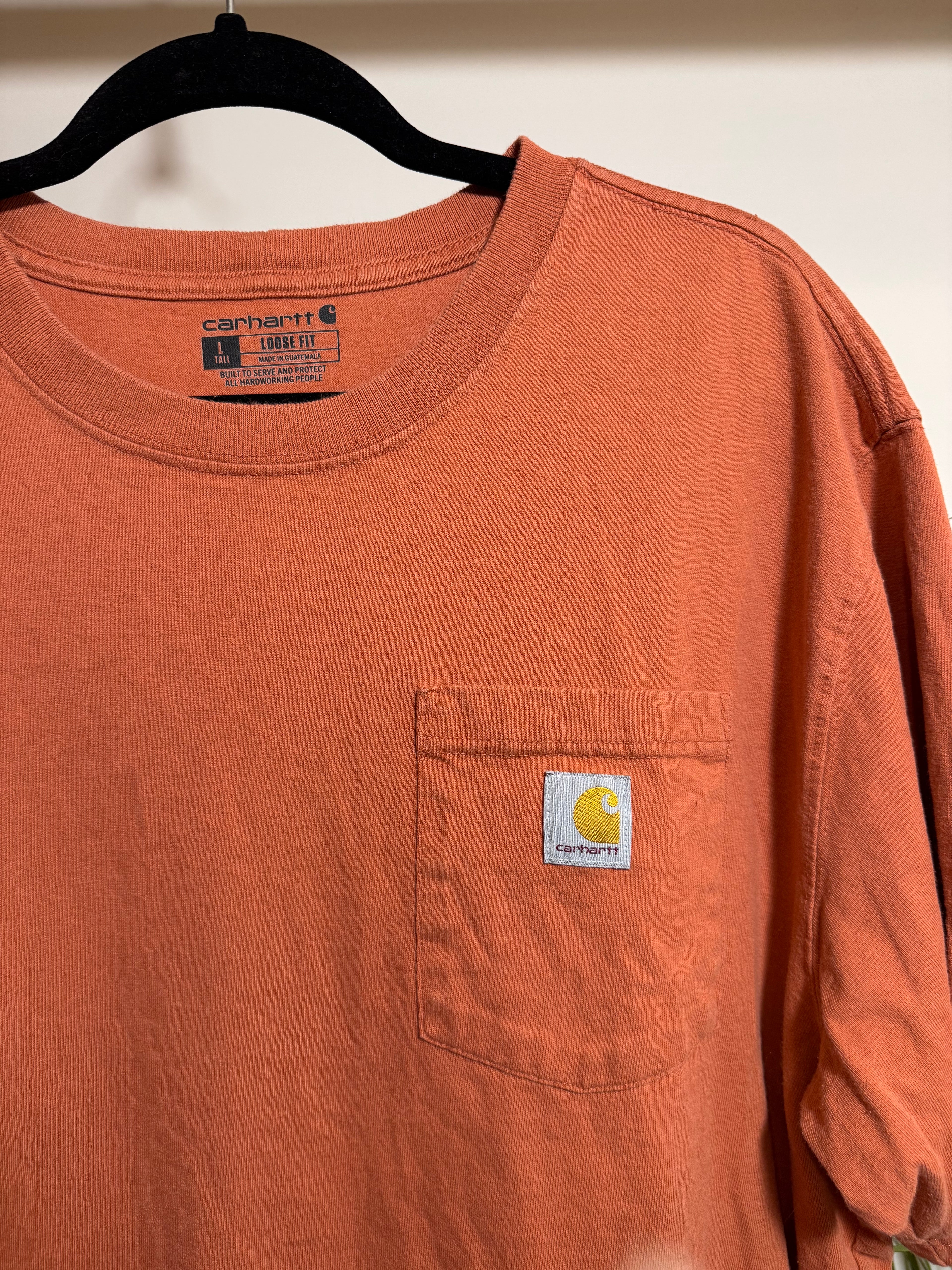 Carhartt Loose Fit L Tall - Burnt Orange T-shirt