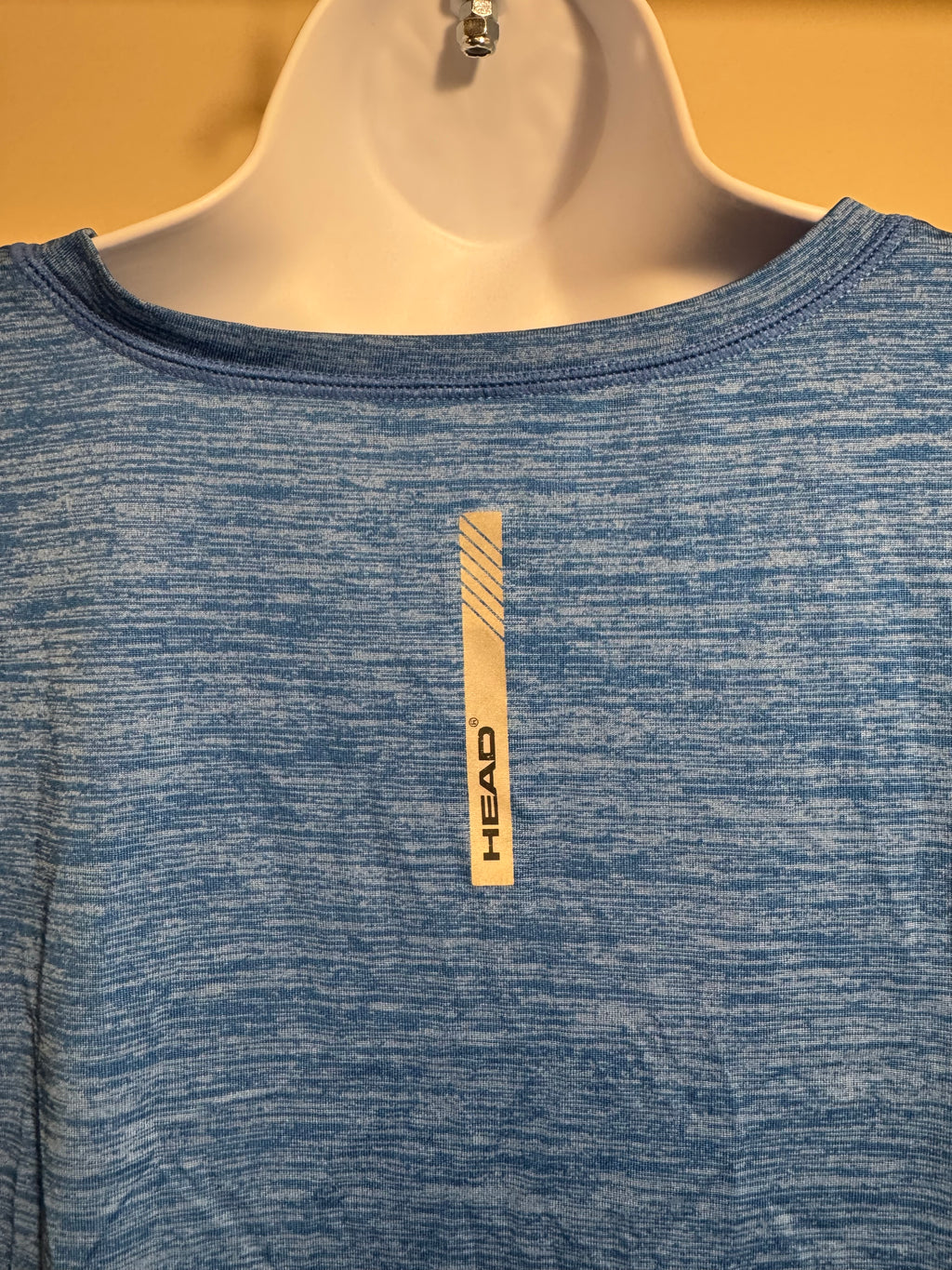 Head V-neck short sleeve top- Heathered Blue