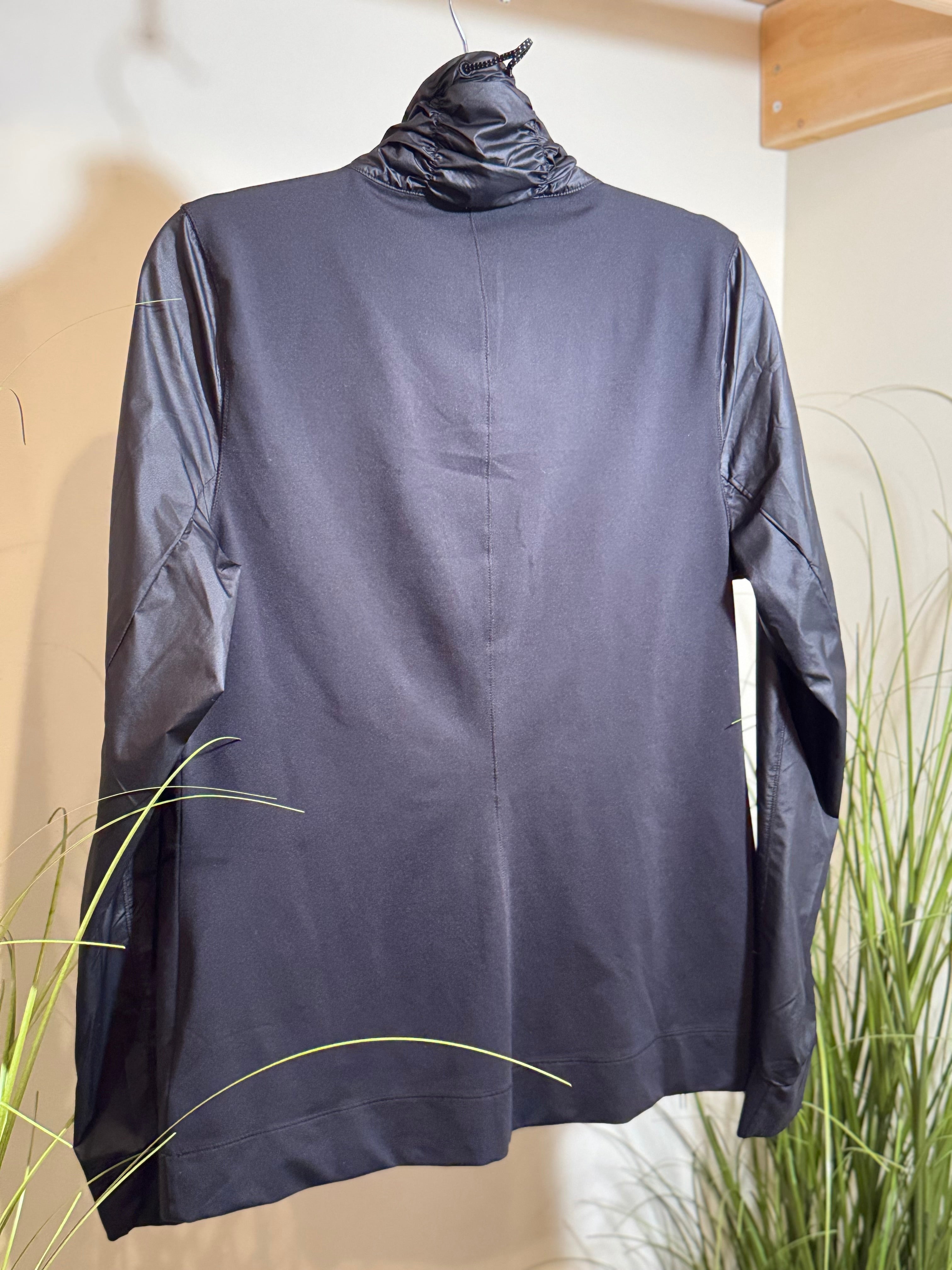 Under Armour, Black Zip-Up Jacket - high collar
