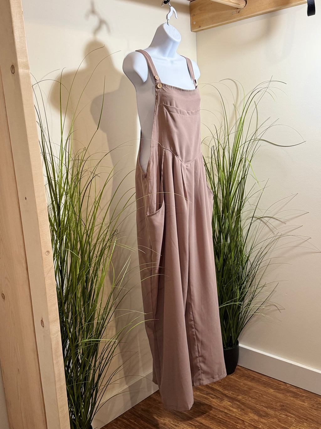 Suspender Jumpsuit- light and flowy