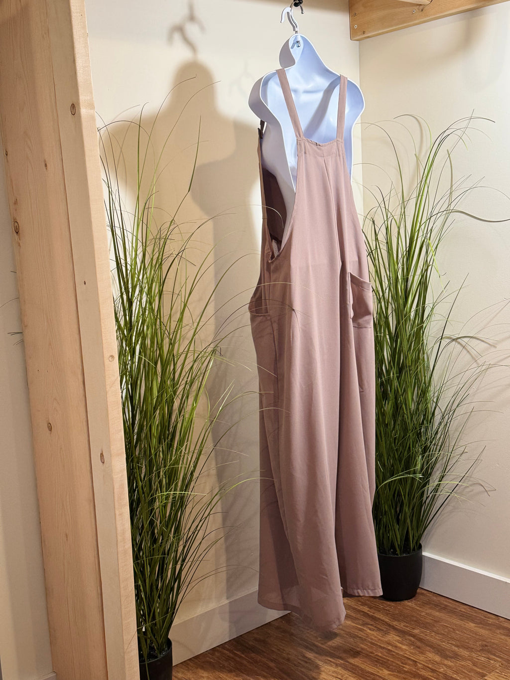 Suspender Jumpsuit- light and flowy