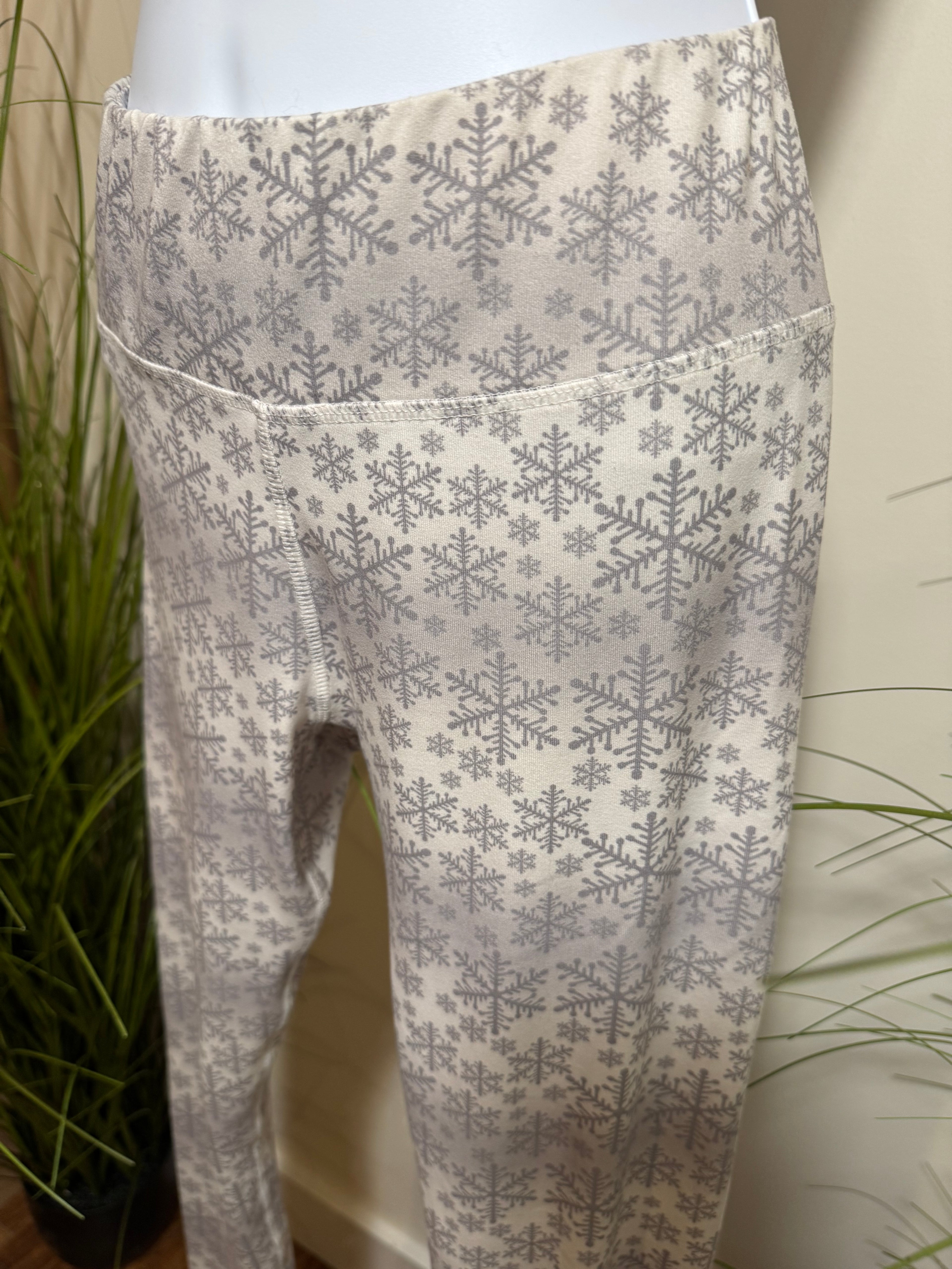 Kyodan Legging- Snowflake Print
