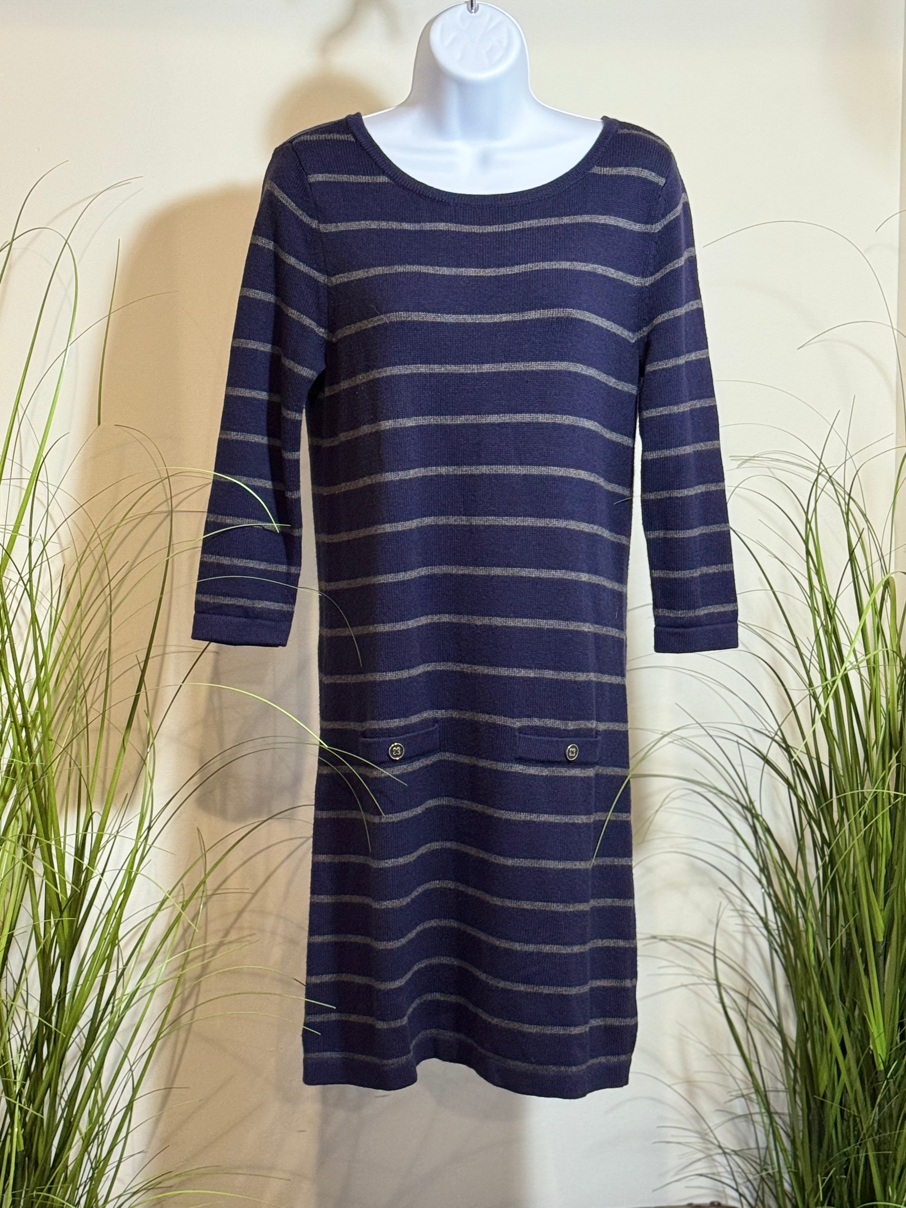 Banana Republic Shift Sweater Dress- Navy