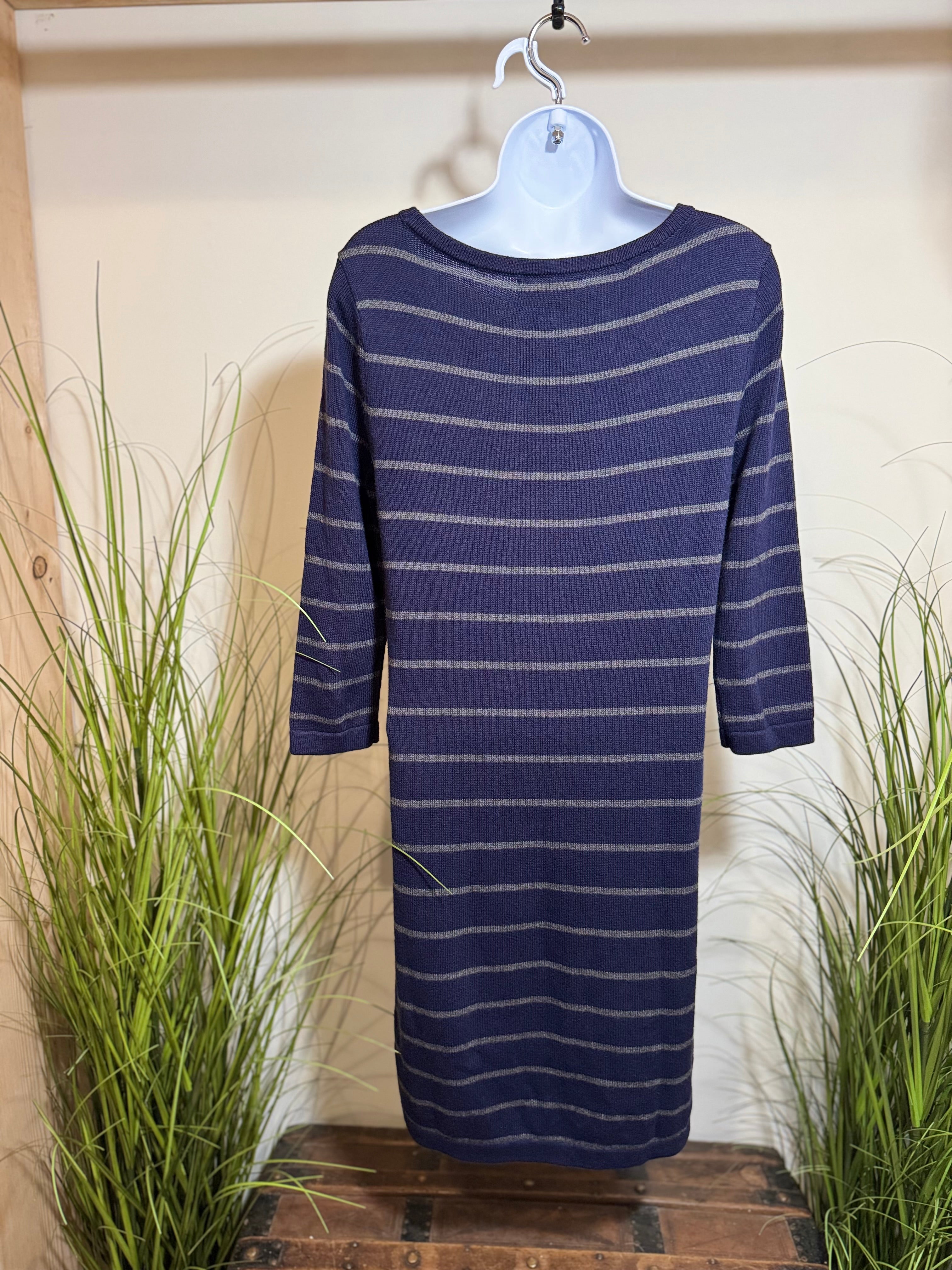 Banana Republic Shift Sweater Dress- Navy