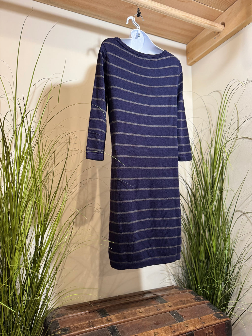 Banana Republic Shift Sweater Dress- Navy