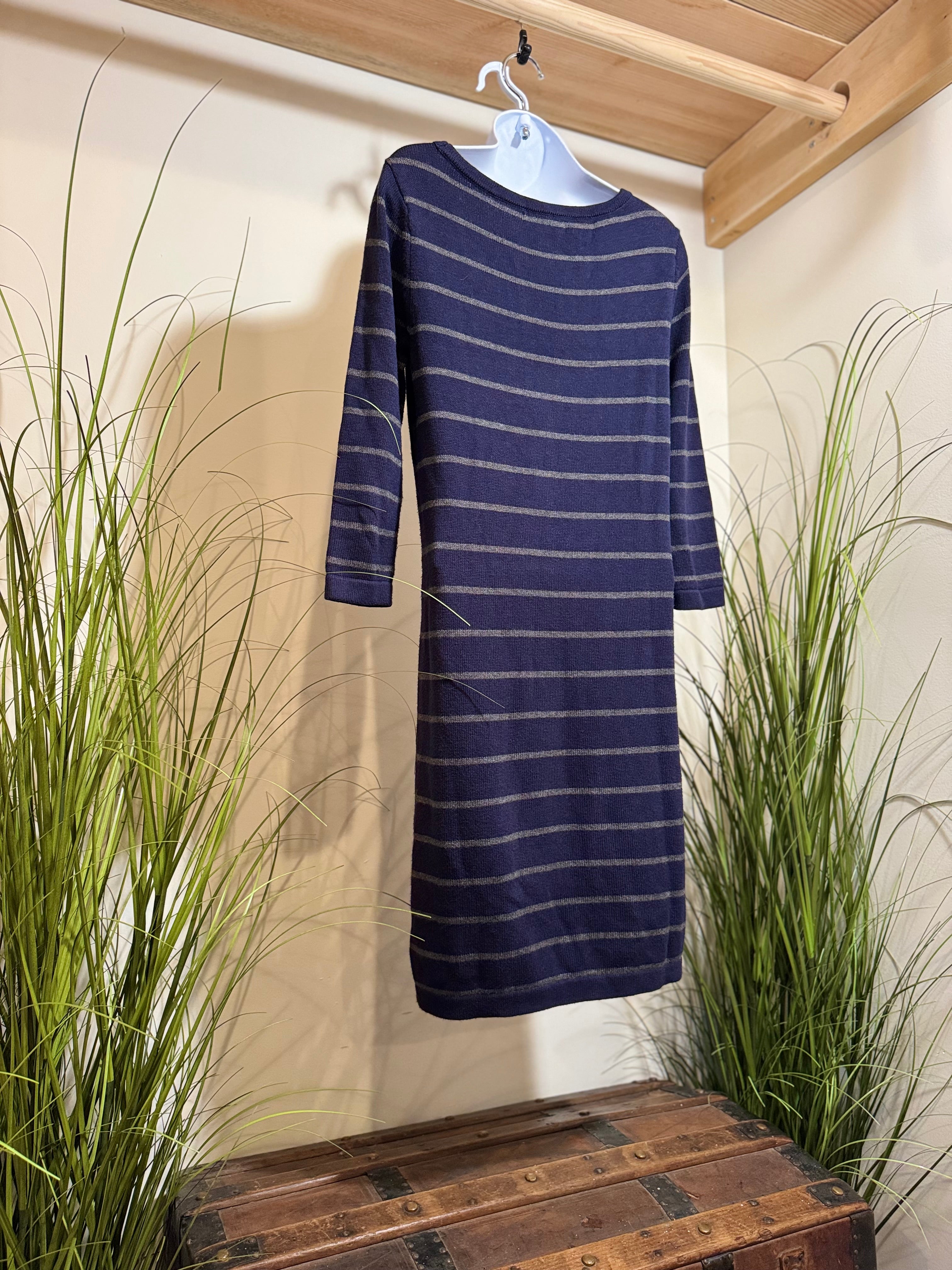 Banana Republic Shift Sweater Dress- Navy