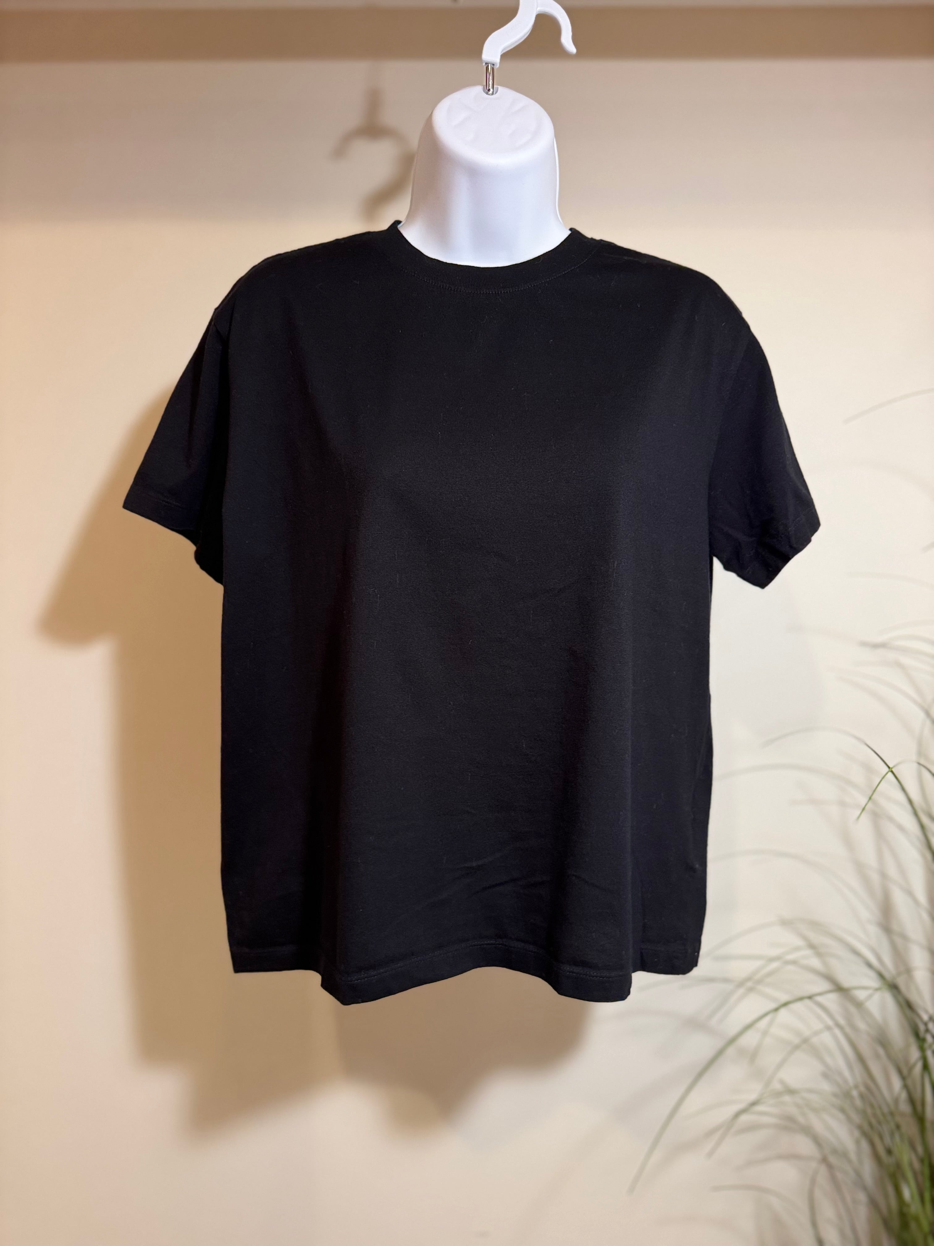 H&M Cotton T-Shirt- Black