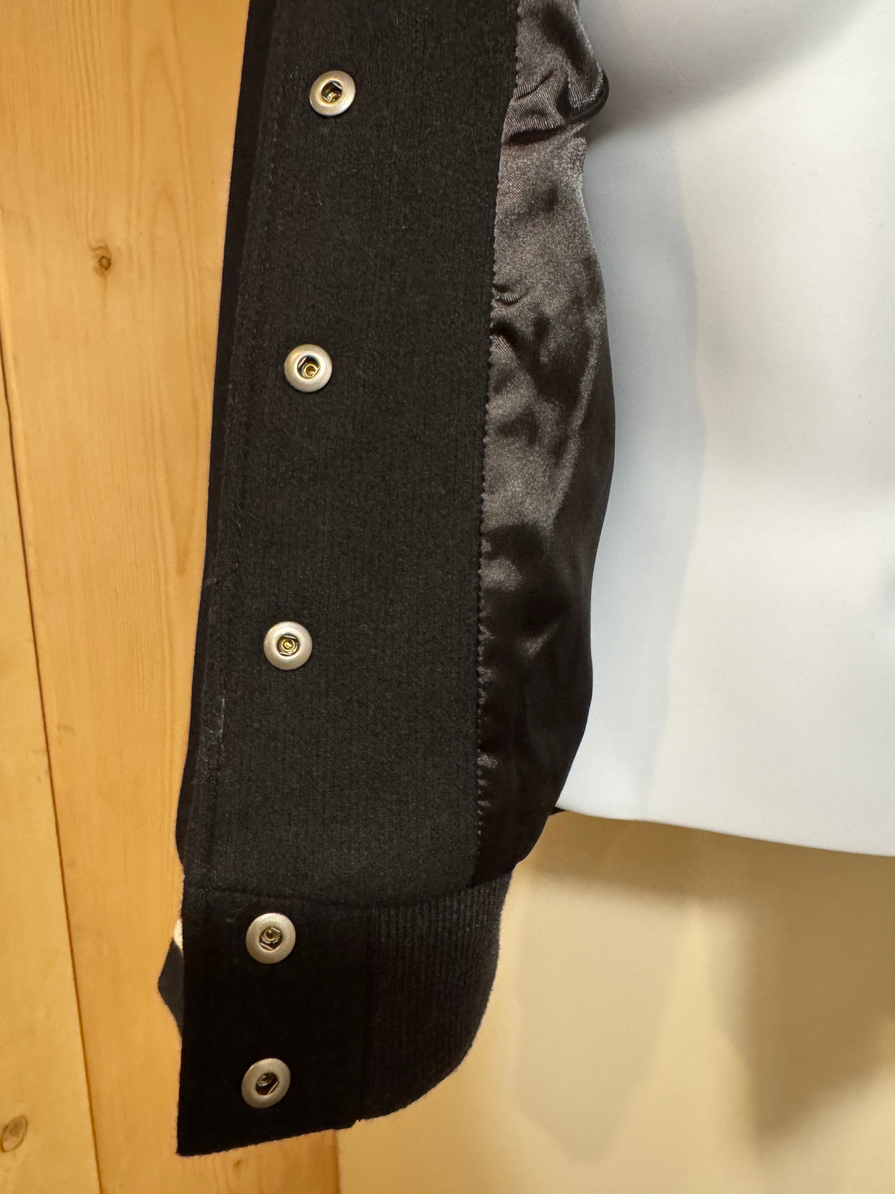 Gap Wool Blend Varsity Jacket- Black