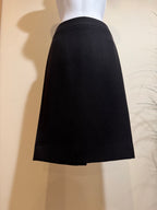 J. CREW WOOL SKIRT  - Black