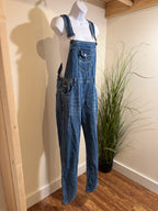 Anna-Kaci Straight Leg Denim Overalls With Pocket Bib