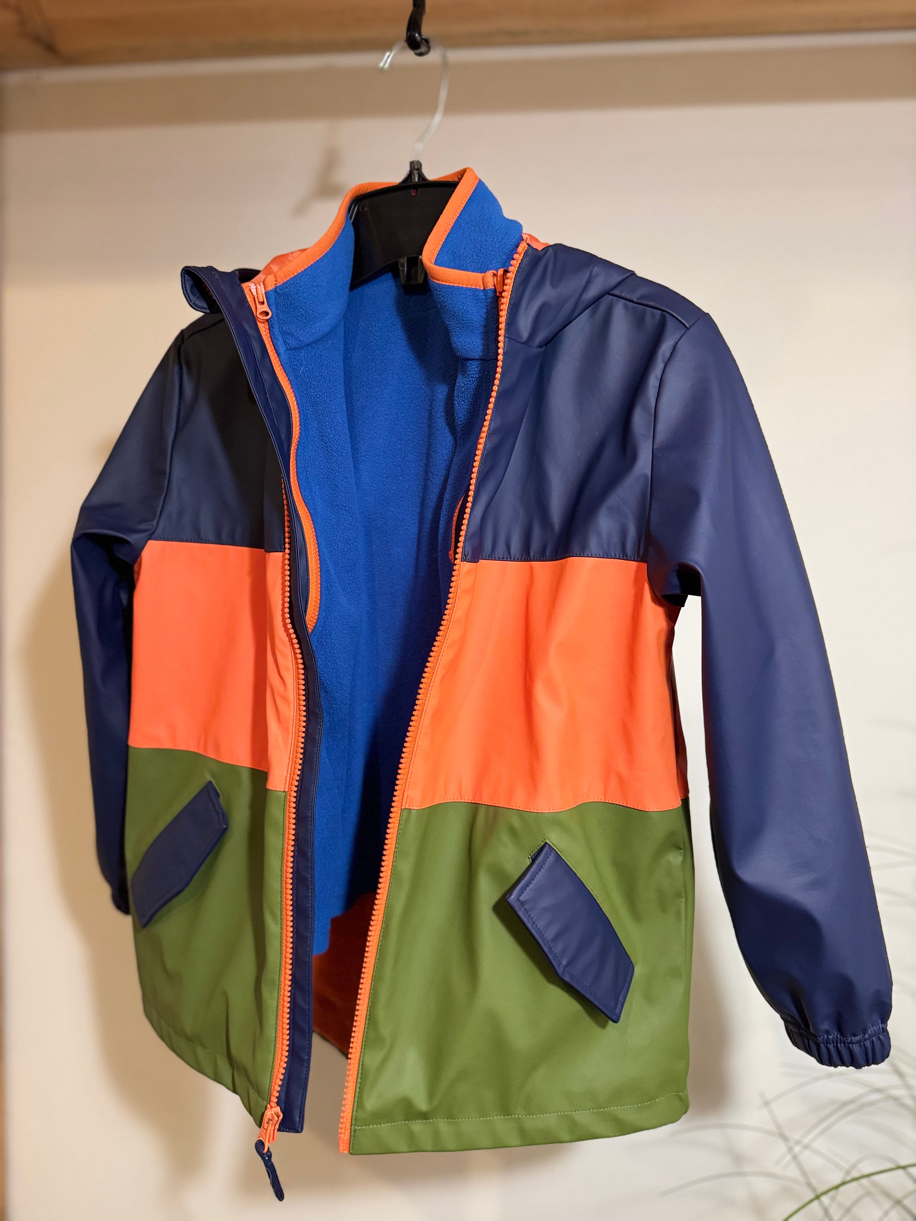 Andy & Evan Kids Water Resistant Jacket- Includes Attachable Vest