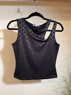 Moa Moa Y2K Vintage Asymmetric Top