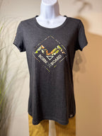 Born on board T-shirt- Tropical Print