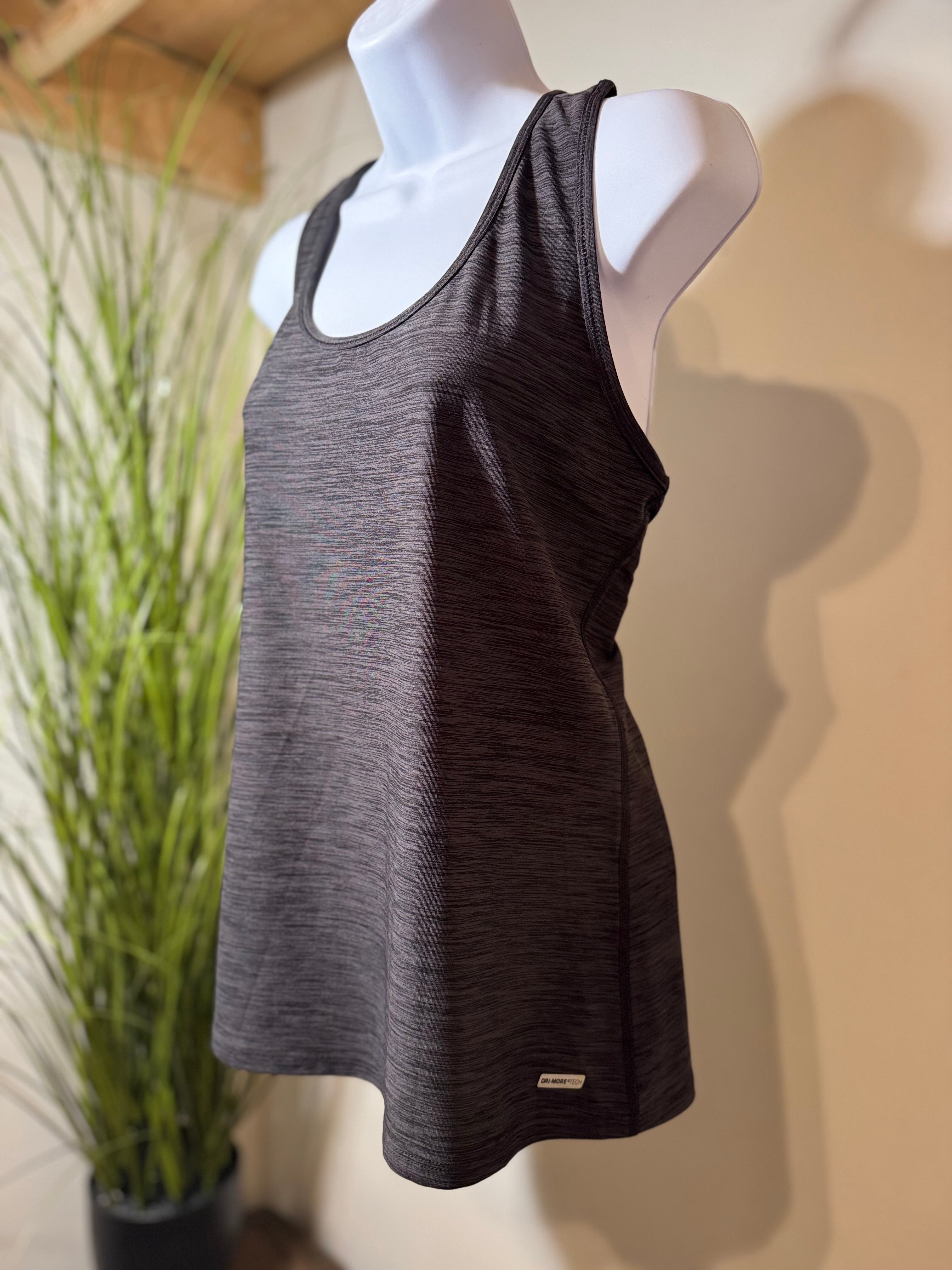 Athletic Works Dry More Large Women's Fit Racerback Tank Top